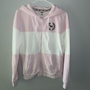 Victoria's Secret Pink Hoodie with Black Accents